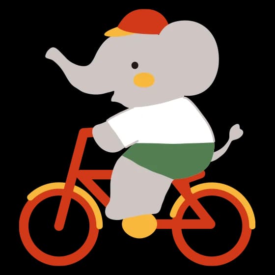 ゾウ自転車｜サンリオ　好き？嫌い？
