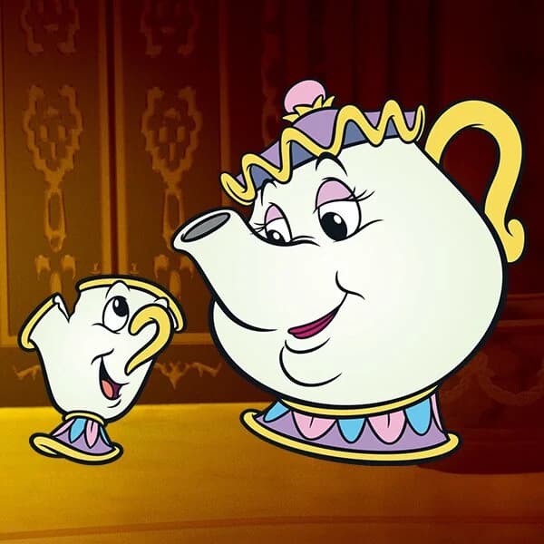 ポット夫人&チップ（美女と野獣）｜ディズニー　好き？嫌い？