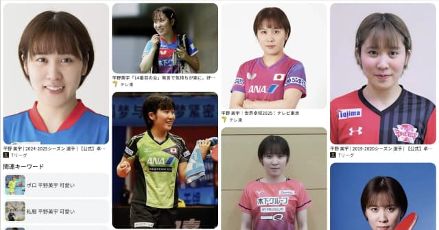 平野 美宇｜卓球　好き？嫌い？