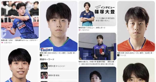 篠塚 大登｜卓球　好き？嫌い？