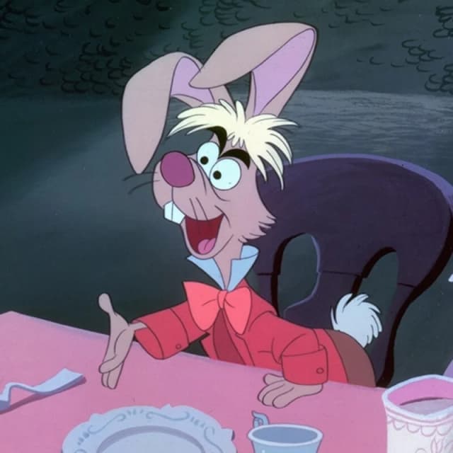 ３月うさぎ（ふしぎの国のアリス）｜ディズニー　好き？嫌い？